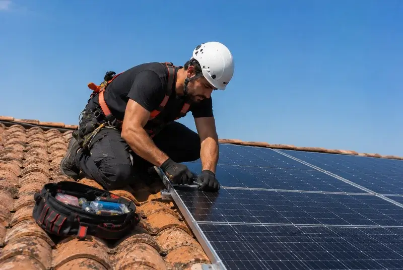 Maintenance et monitoring de panneaux solaires à Saugnac-et-Muret